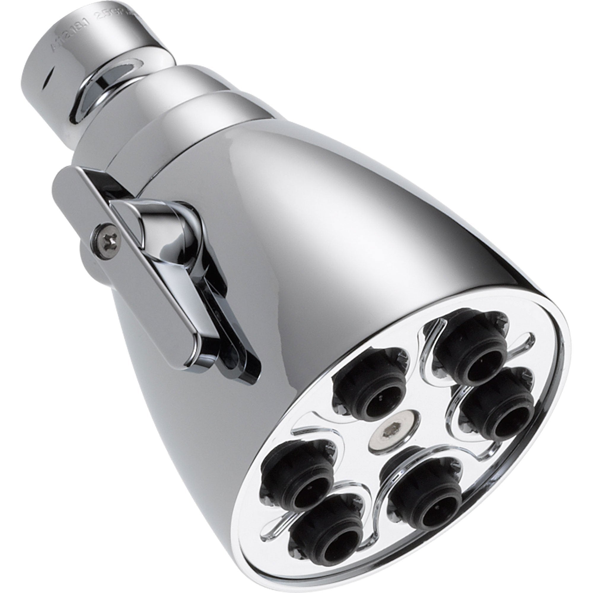 Delta 6 Jetted Adjustable Showerhead in Chrome 561147 - High Pressure Rainfall Shower Head with 6 Spray Modes for Spa-Like Bathroom Experience, Perfect for Home & Hotel Use