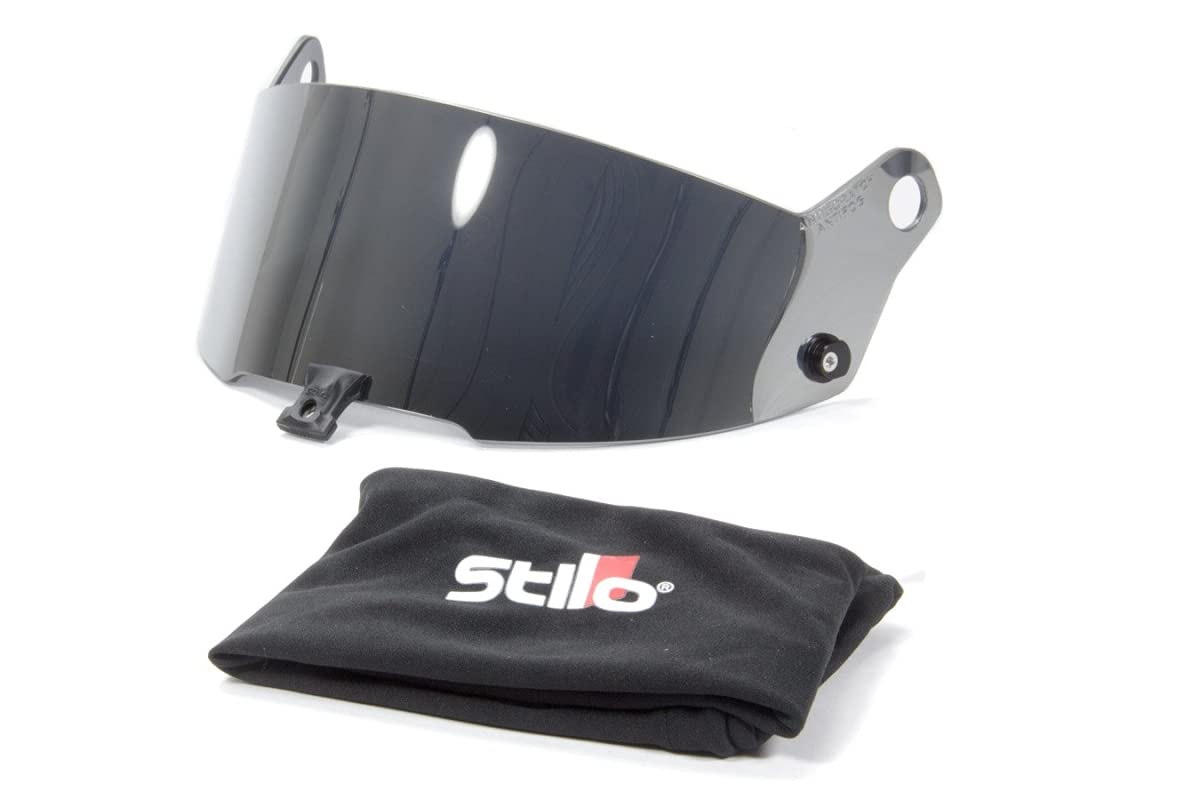 Stilo STIYA0804 Dark Mirror ST5 Visor Helmet Shield - High-Quality Motorcycle & Racing Visor for Safety & Style - Perfect for Road Biking, Track Racing & Outdoor Adventures