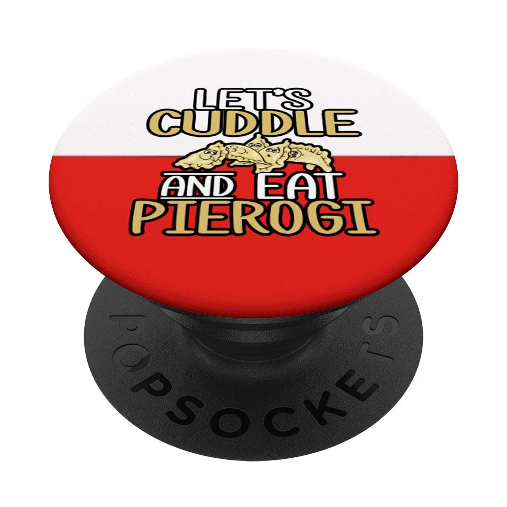Authentic Polish Pierogi - Traditional Dumplings for Food Lovers | Perfect Poland Foodie Gift | PopSockets Phone Grip & Stand for iPhone, Samsung & Tablets | Great for Cooking Enthusiasts & Travel Accessories