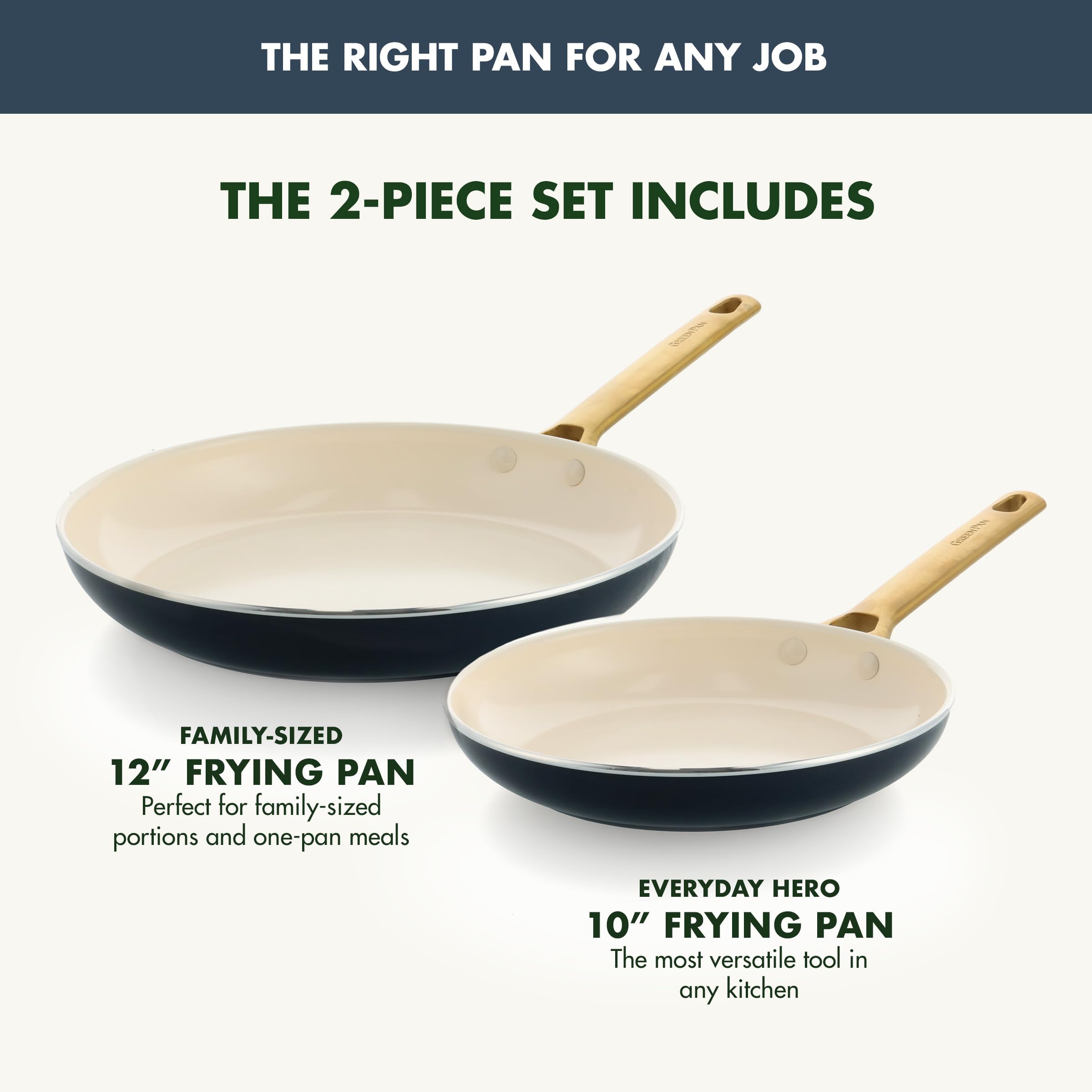 GreenPan Reserve Hard Anodized Healthy Ceramic Nonstick 10