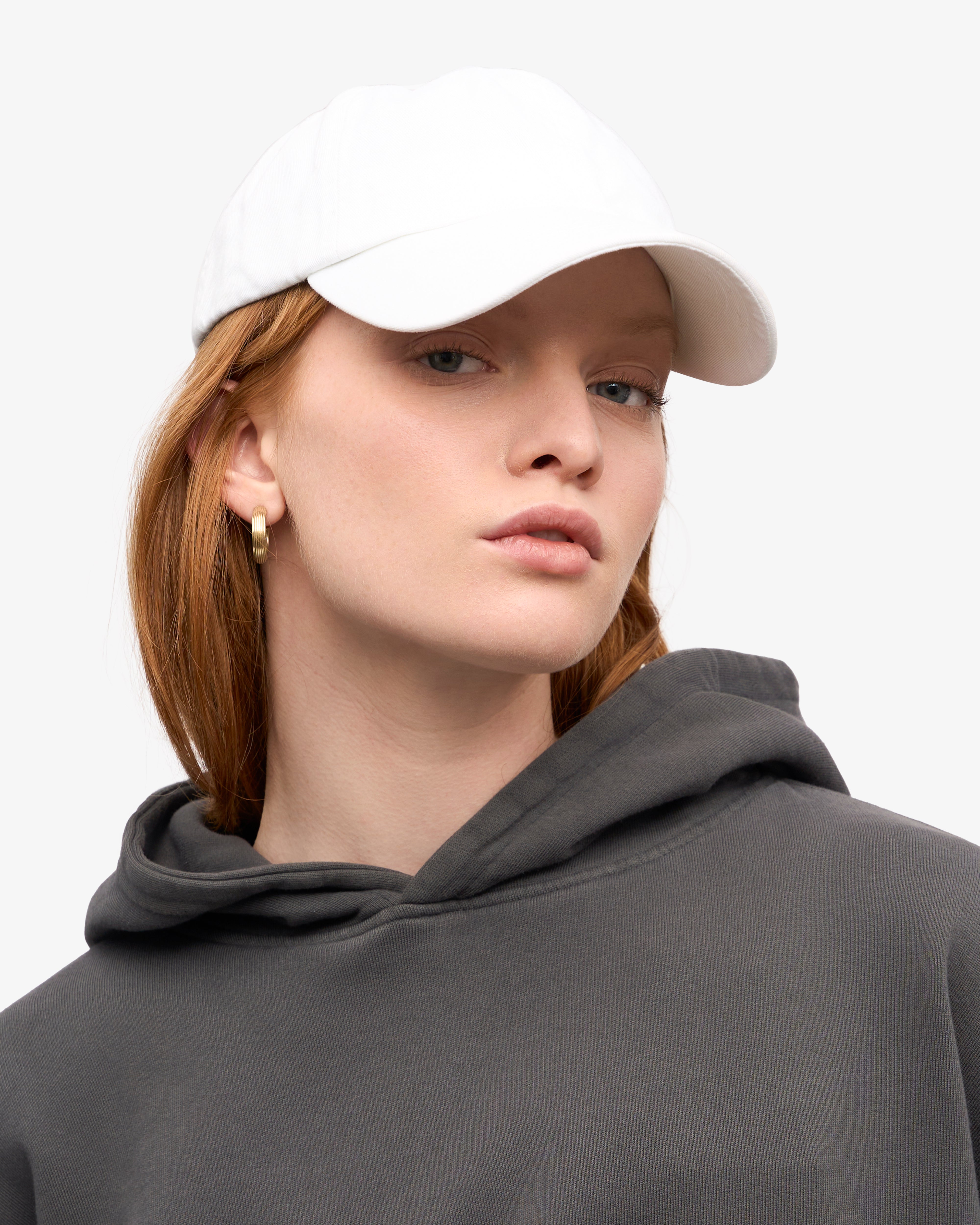 Premium Organic Cotton Baseball Cap - Breathable & Comfortable for Men & Women - Optical White for Sun Protection - Perfect for Outdoor Sports, Hiking & Casual Wear