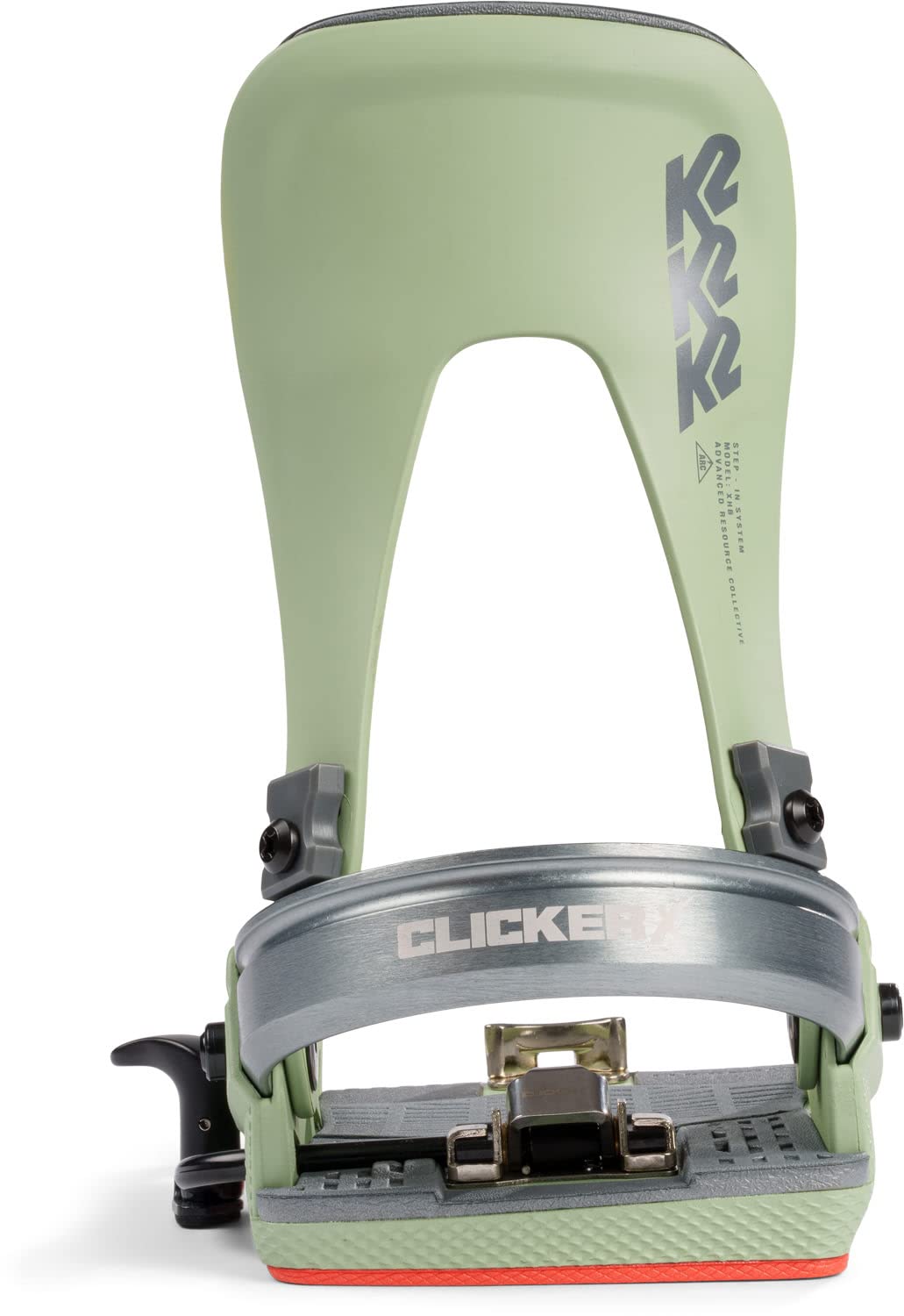K2 Clicker X HB Snowboard Bindings for Men - Adjustable High-Back Snowboard Bindings for All-Mountain & Freestyle Riding