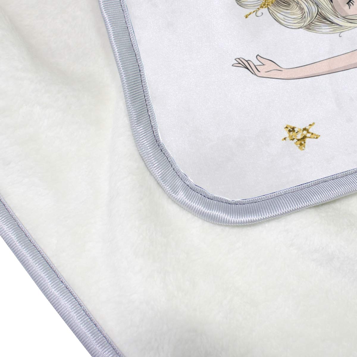 Black Swan Ballet Throw Blanket - 60x50 Inch Soft Cozy Warm Blanket for Girls, Bed, Couch, Sofa, Office, Travel & Camping - Perfect for Ballet Lovers, Home Decor & Gift