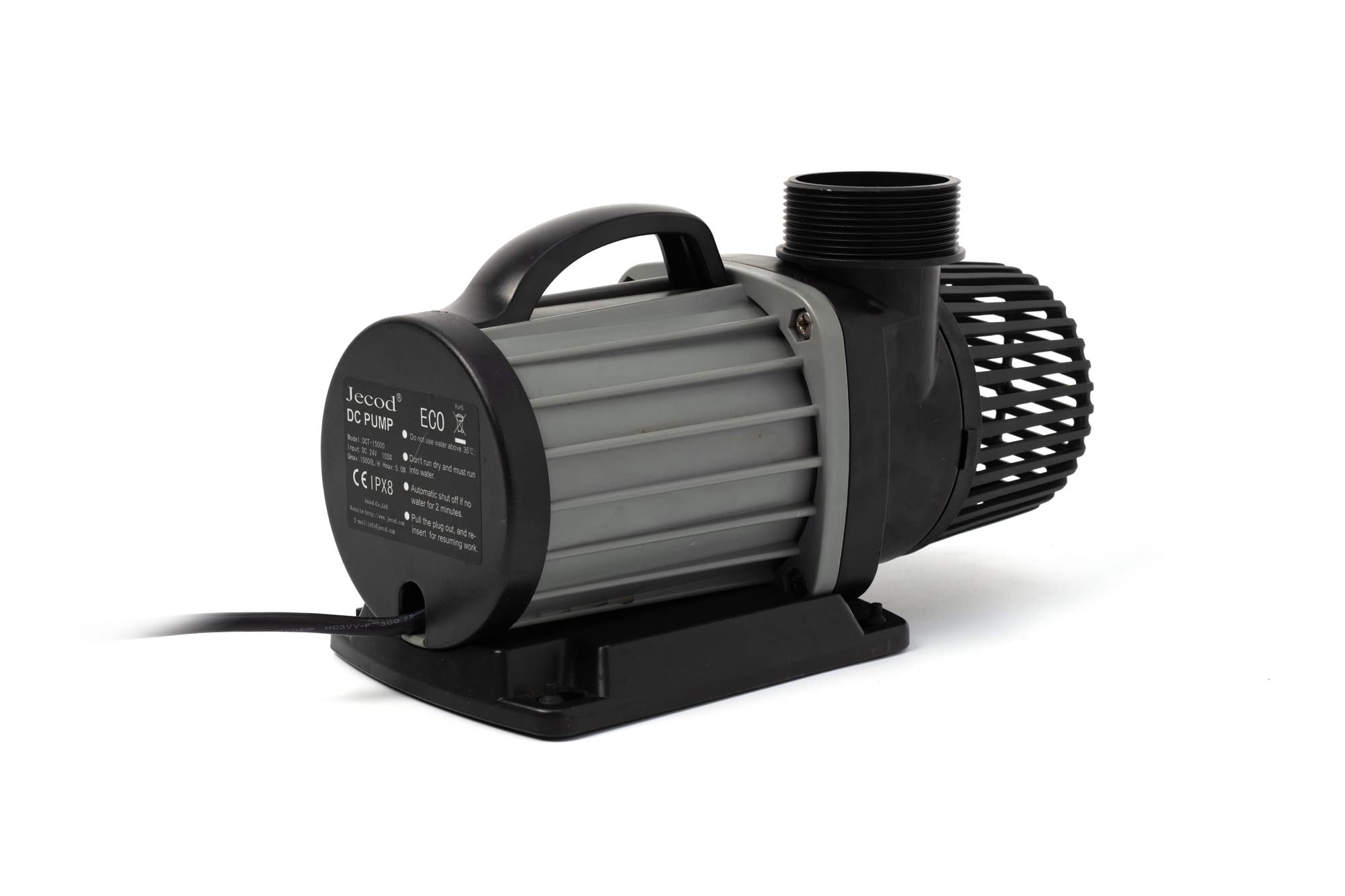 Jecod/Jebao DCT-15000 Marine Controllable Water Pump - 3962GPH High Flow Aquarium Pump for Saltwater & Reef Tanks, Fish Tanks, Ponds - Energy Efficient Submersible Water Pump for Aquatic Life