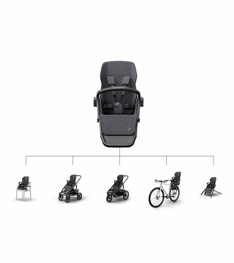 Veer Switch & Jog Stroller with Bassinet - Convertible 3-in-1 Travel System (Switchback Seat, Jog Frame & Bassinet) for Newborns to Toddlers - Perfect for City Walks, Jogging & Family Outings