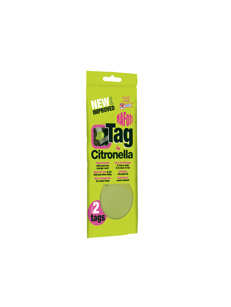 NAF Off Citronella Tag - Mosquito Repellent for Outdoor Activities, Camping, Hiking & Backyard Protection