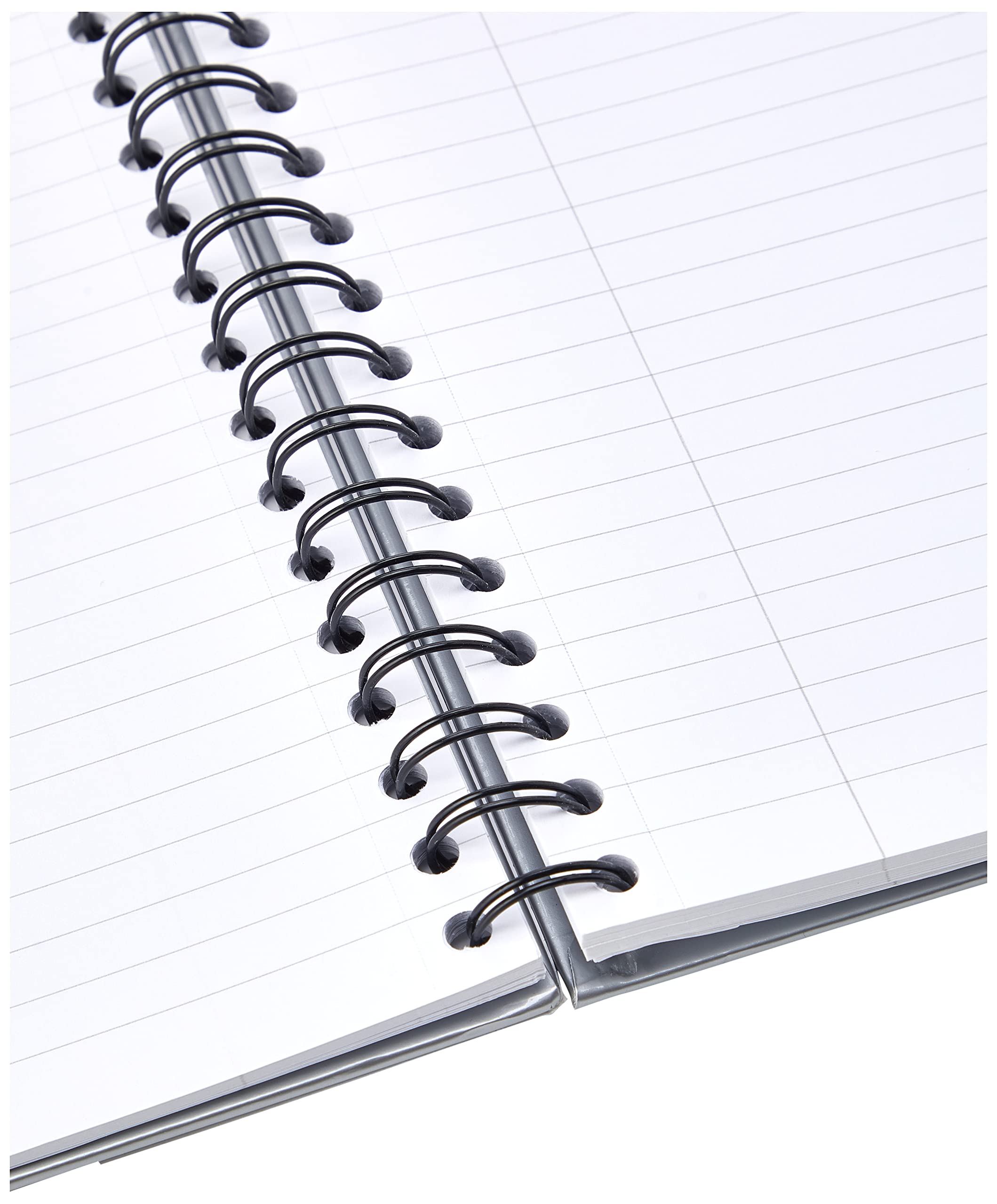 Pukka Pad A4 Wirebound Notebook - Hardback, Perforated & Ruled with Margin, 160 Pages, 90gsm Silver Refillable (Pack of 5) - Perfect for Office, School, Journaling & Note Taking