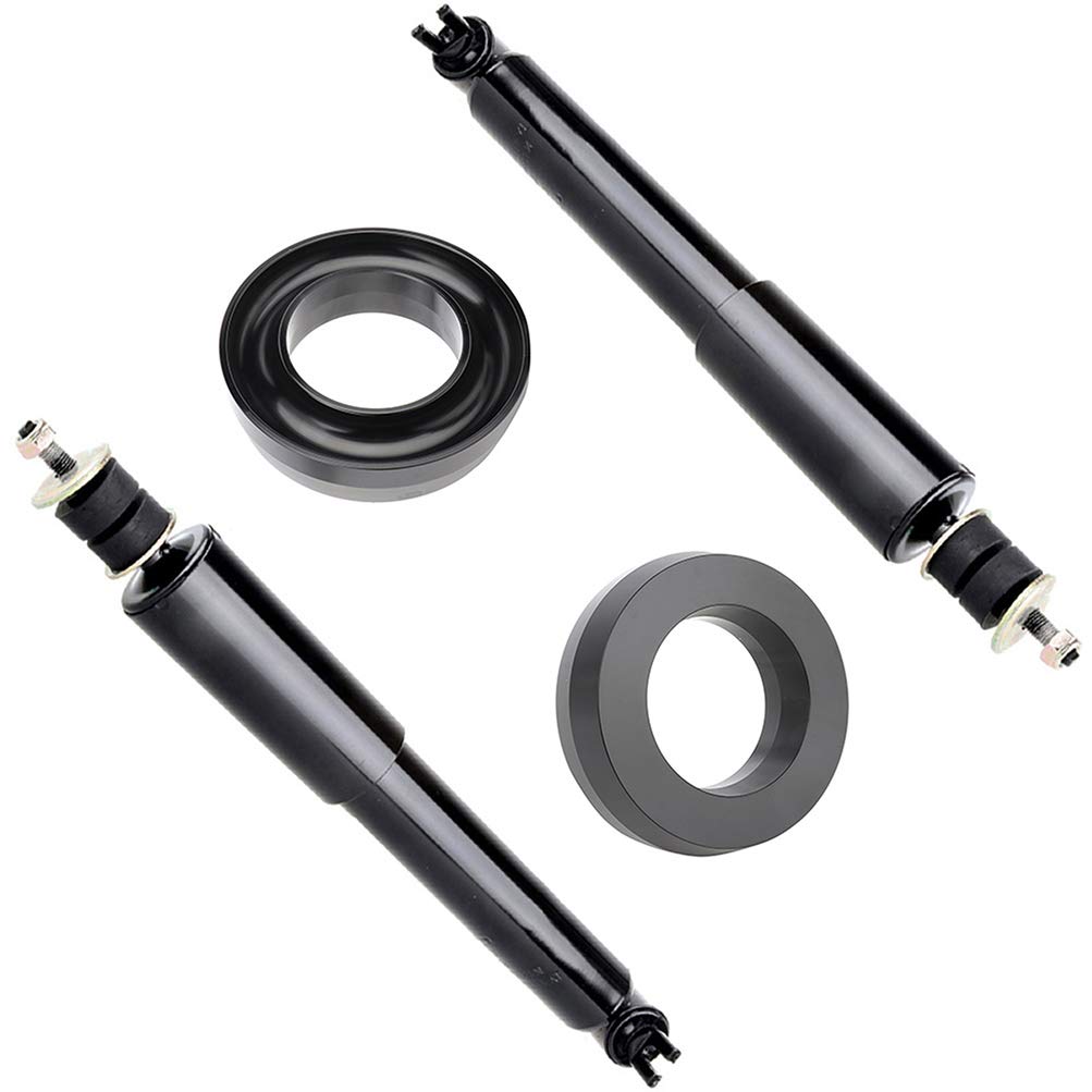 SCITOO 2 Inch Front Strut Shock Absorber Leveling Lift Kit for 1999-2007 Chevrolet Silverado 1500 & GMC Sierra 1500 | Heavy-Duty Lift Block Kit for Off-Roading & Truck Leveling