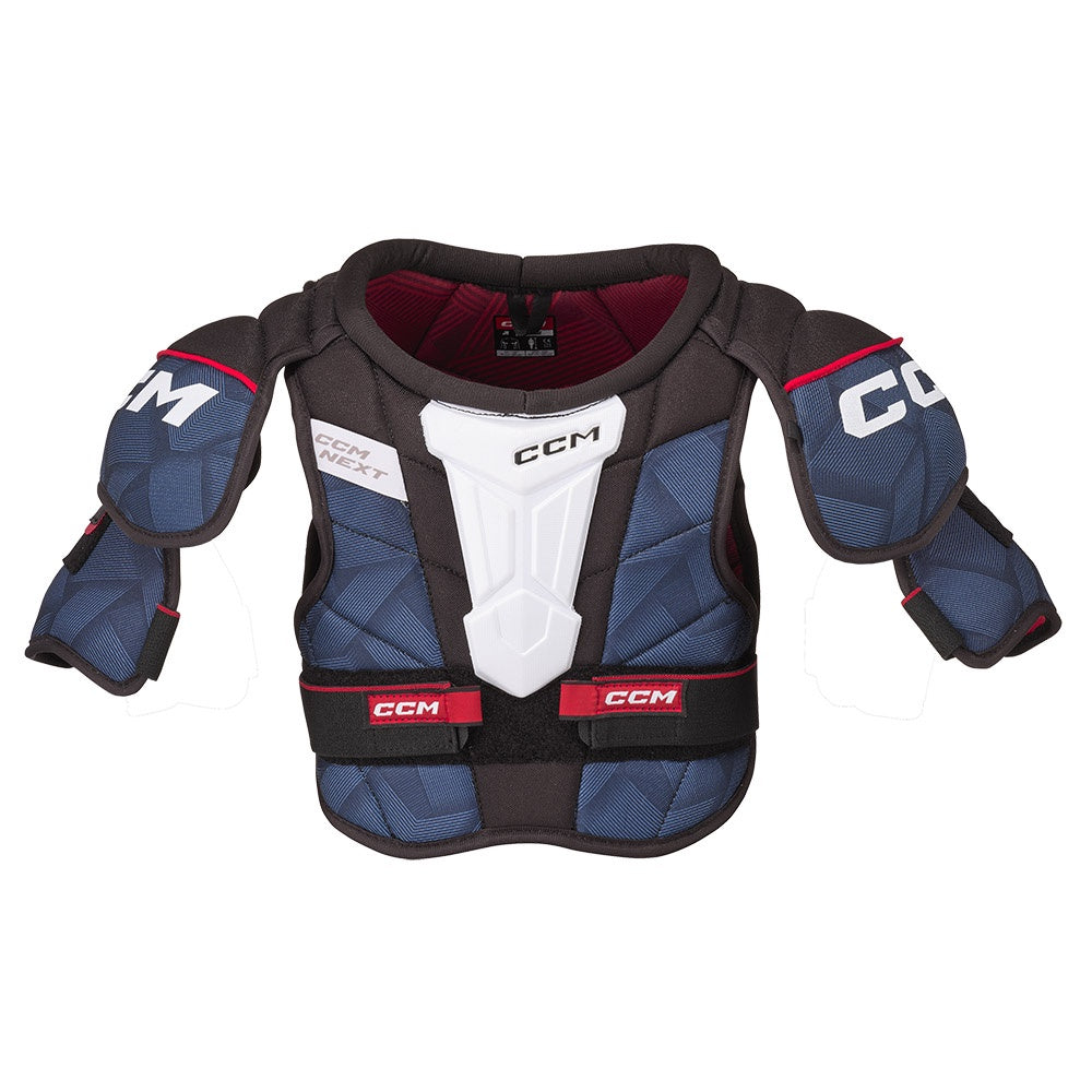 CCM Next Junior Ice Hockey Shoulder Pads - Youth Protective Gear for Hockey Players - Perfect for Practice & Games