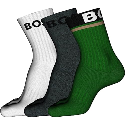 White Cloud/Dark Grey Melange/Gander Green