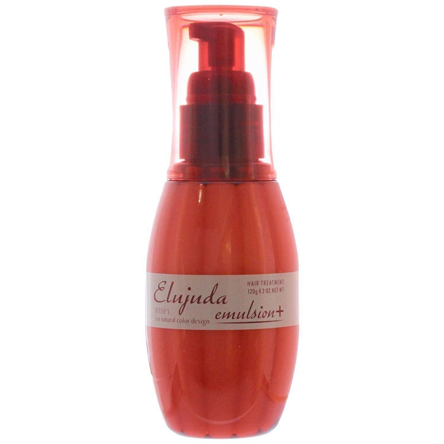 Milbon Deesse Elujuda Emulsion Plus 120g - Professional Hair Repair Treatment for Damaged Hair - Perfect for Salon & Home Use