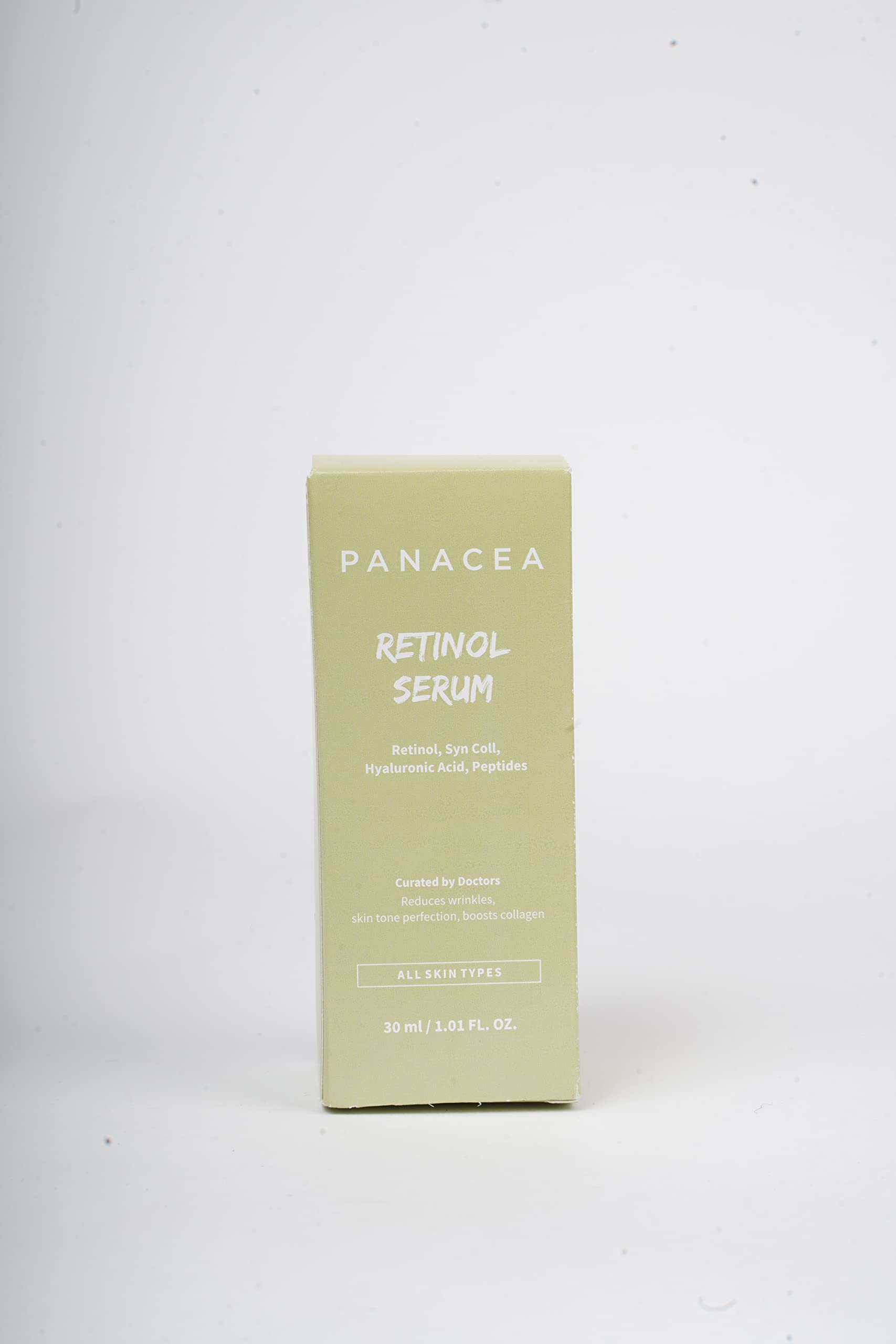 PANACEA Retinol Serum for Face - Anti-Aging & Wrinkle Treatment - Night Repair Cream for Dry Skin - Best Skincare Gift for Women & Men