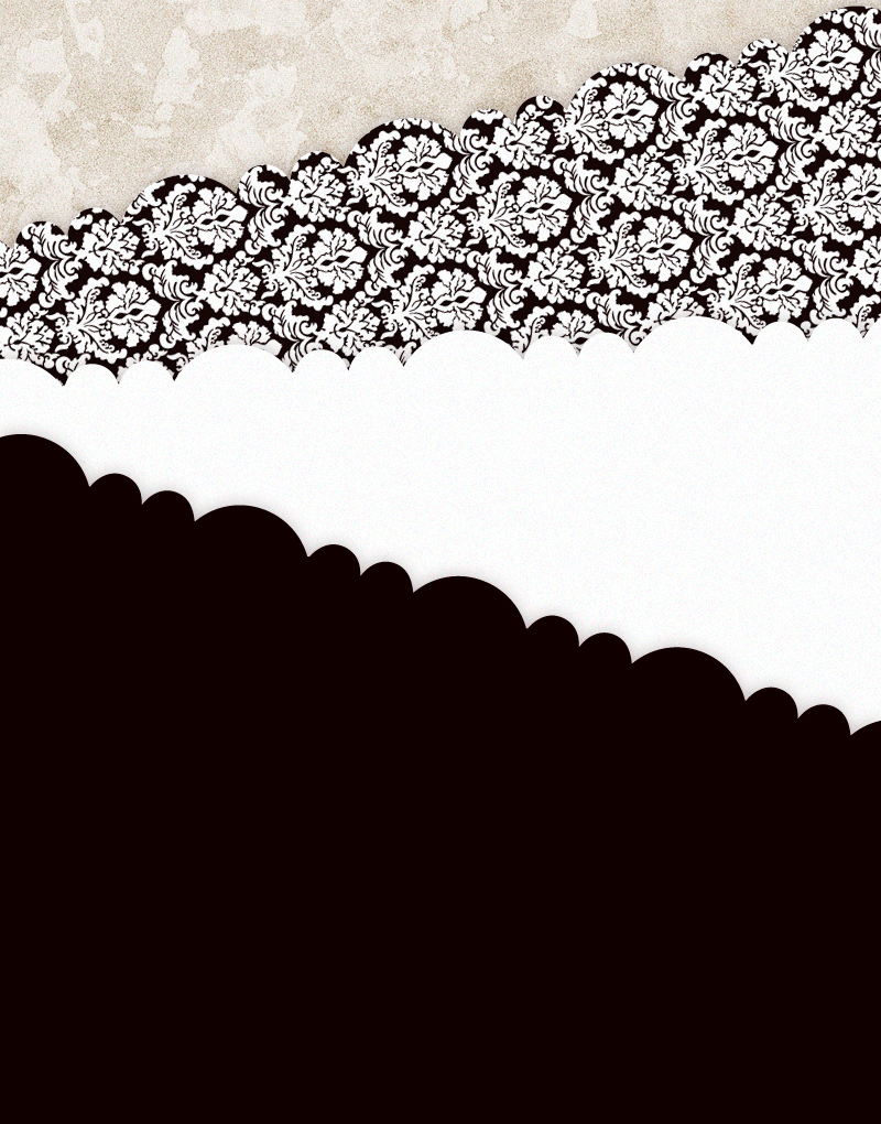 Elegant Black Damask Scalloped Tissue Paper - Premium Gift Wrapping & Party Decor for Weddings, Birthdays & Special Events