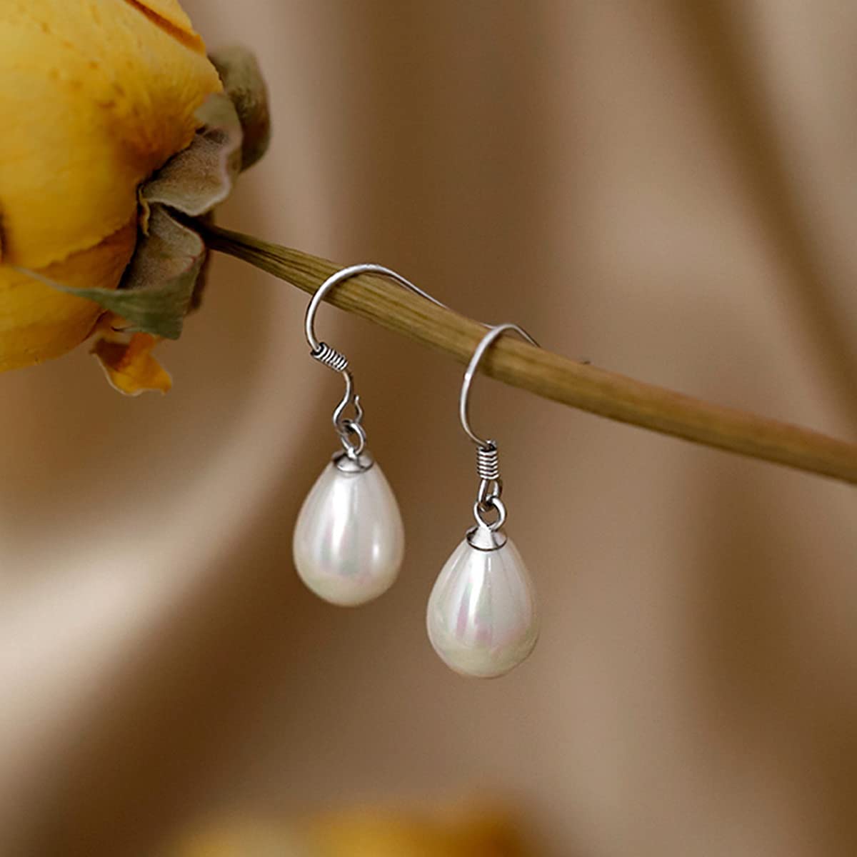 925 Sterling Silver Earrings for Women | Pearl Drop, Bee & Snowflake Stud Earrings | Hypoallergenic Jewelry Gifts for Her | Christmas, Birthday, Anniversary | Perfect for Parties, Weddings & Everyday Wear