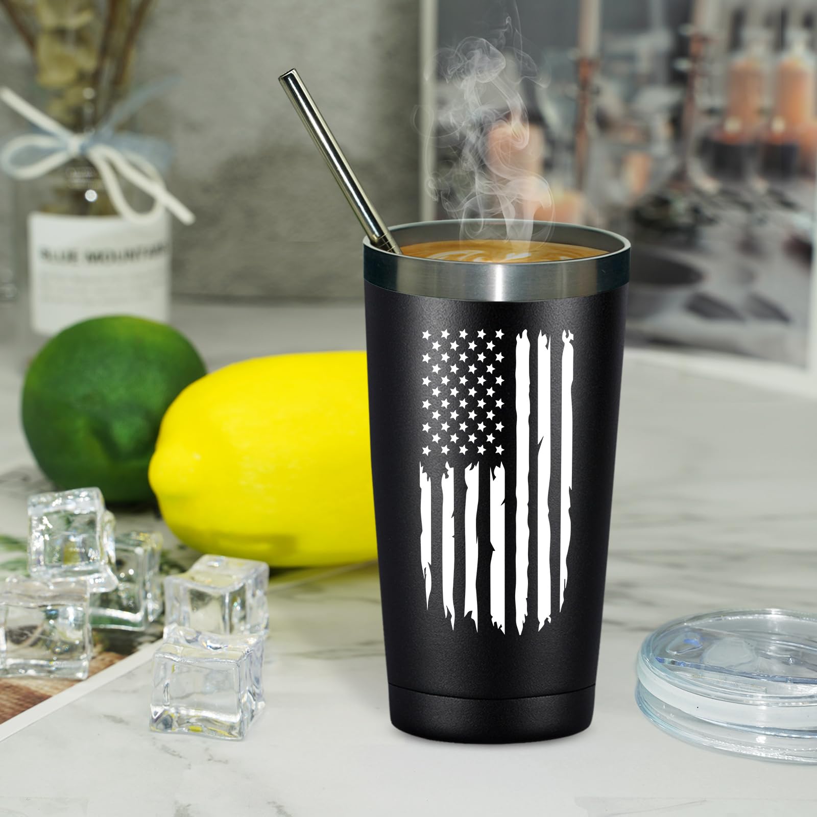 2025 Funny Retirement Gifts for Men - 20oz Insulated Tumbler with 'Not My Problem Anymore' Design - Perfect for Dad, Coworkers, Teachers & Doctors - Great for Office, Home & Travel Use