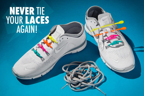 HICKIES No-Tie Elastic Shoelaces - Solid Colors for Sneakers & Casual Shoes | Comfortable, Durable & Stylish for Running, Walking & Everyday Wear
