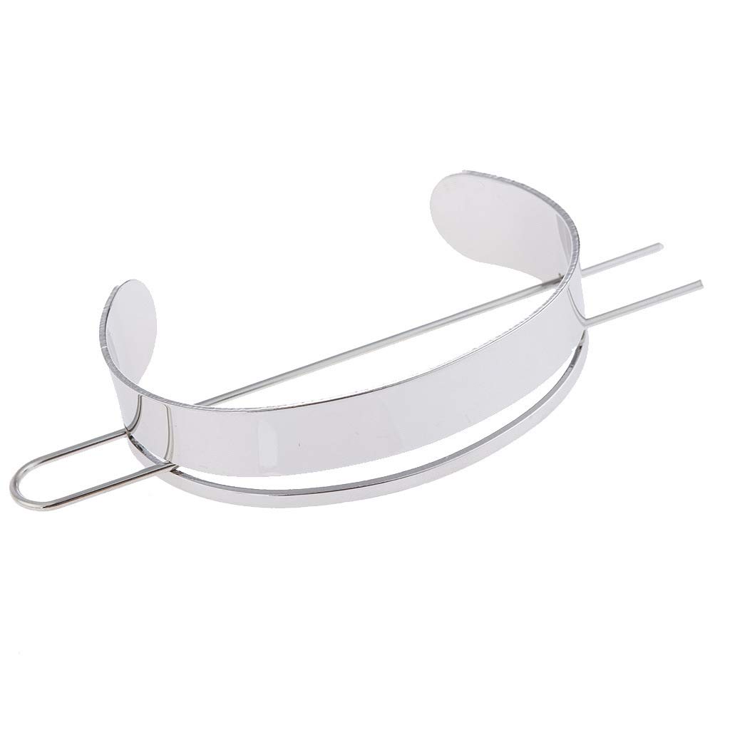 Elegant Minimalist Polished Alloy Round Top Hair Cuff | Hair Stick Bun Cage for Women | Wedding & Special Occasion Hair Accessories | Silver Hairpin, Hair Clip & Barrette Bun Holder | Perfect for Bridal, Prom & Formal Events