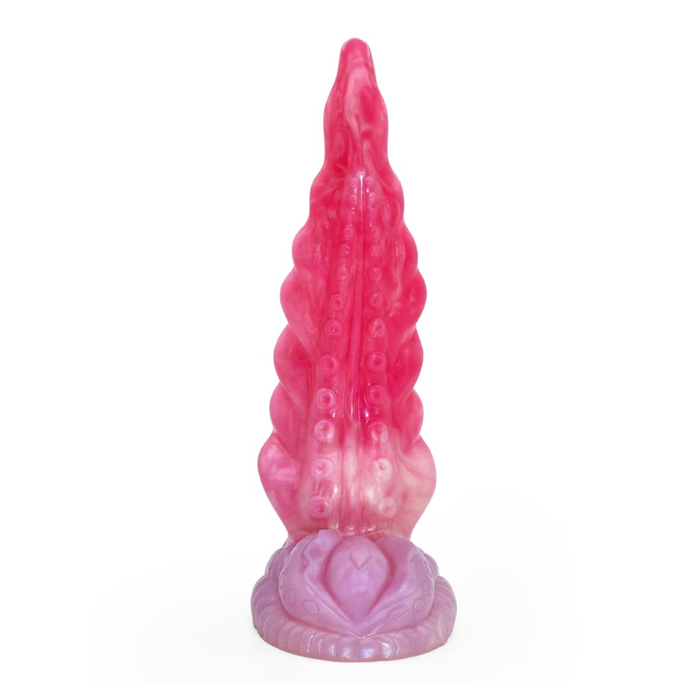 BeHorny Liquid Silicone Octopus Tentacle Dildo with Strong Suction Cup - Realistic Fantasy Sex Toy for Women & Couples - Perfect for Solo Play, BDSM, and Roleplay Scenes