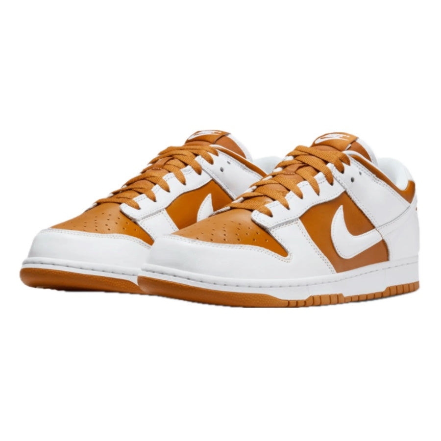Nike Dunk Low QS CO.JP Reverse Curry Dark Curry White Sneakers - Stylish & Comfortable for Casual Wear, Street Fashion & Sneaker Collectors
