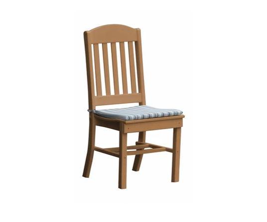 A & L Furniture Classic Dining Chair - Solid Wood Upholstered Dining Room Chairs Set of 2, Comfortable Kitchen Chairs for Home & Restaurant Use