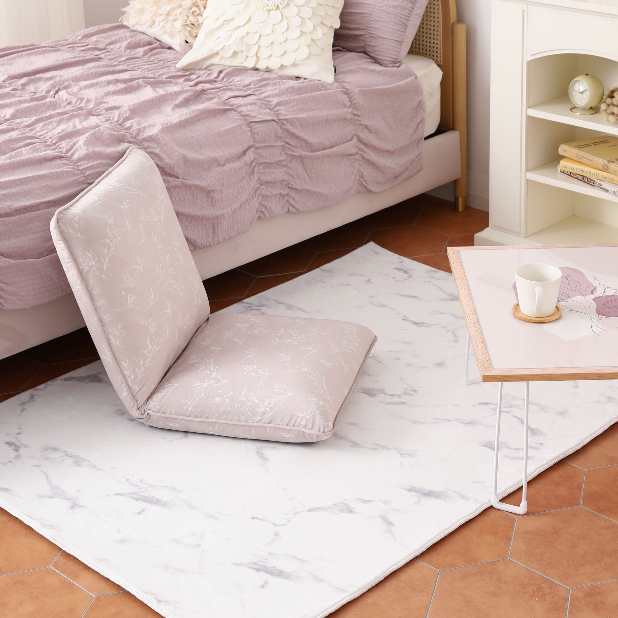 Modern Marble Print Area Rug 55