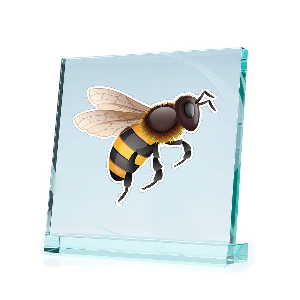 Bee Wasp Hornet Decal Sticker - Weatherproof Vinyl for Laptop, Tablet, Phone (12 x 9.92 Inches) - Perfect for Outdoor Gear, Water Bottles & DIY Projects