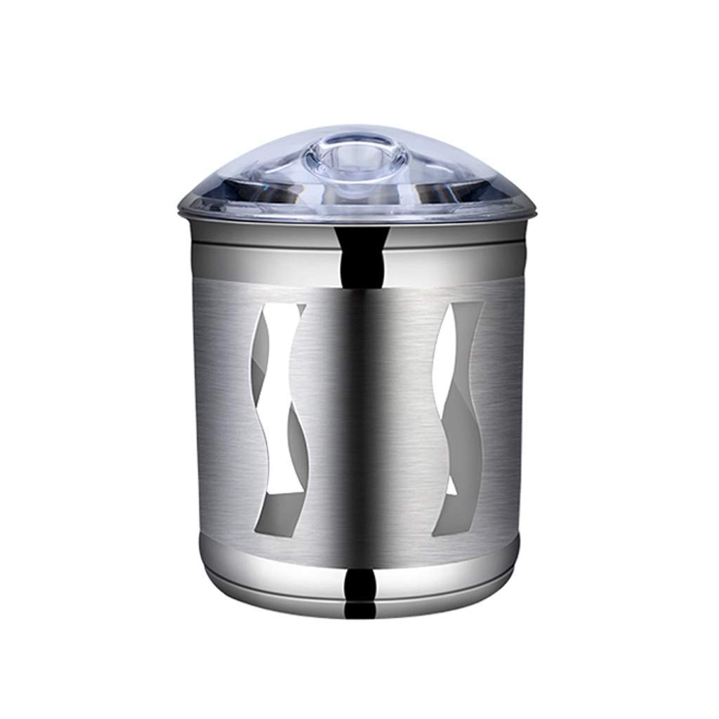 FMOGE Airtight Coffee Canister - Stainless Steel Food Storage Container with Clear Window & Tight Seal - Ideal for Coffee, Tea, Sugar, Snacks & Powder Storage - Perfect for Kitchen Pantry Organization & Freshness Preservation