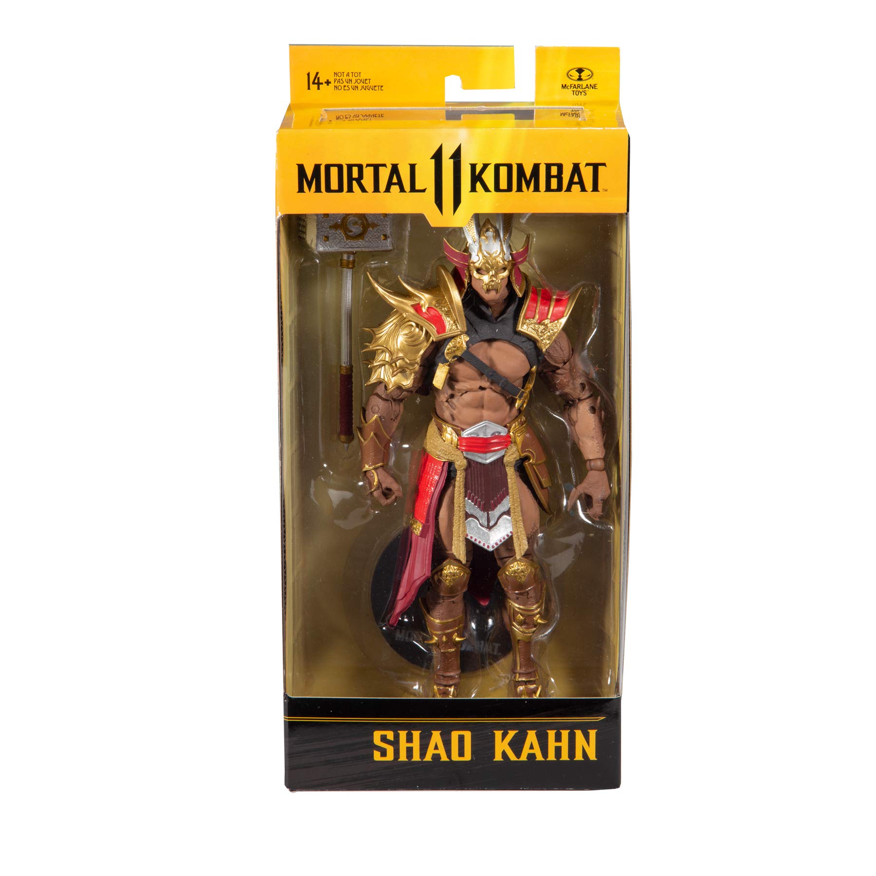McFarlane Toys Mortal Kombat Shao Khan 7-Inch Action Figure - Collectible Video Game Character for Display & Play | Perfect for Fans, Collectors & Gift Giving