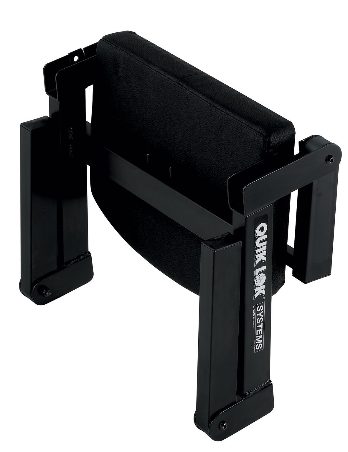 QUIK LOK Studio Furniture Stand - Heavy Duty Black Metal Equipment Rack (BZ/7) for Music Recording, DJ Setup & Home Studio Organization