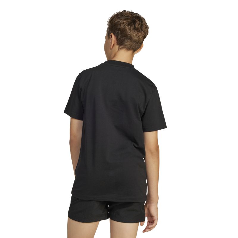 Adidas Boys Essentials Small Logo T-Shirt - Comfortable Cotton Tee for Kids, Casual Wear & Everyday Outfits | Perfect for School, Playdates & Family Outings