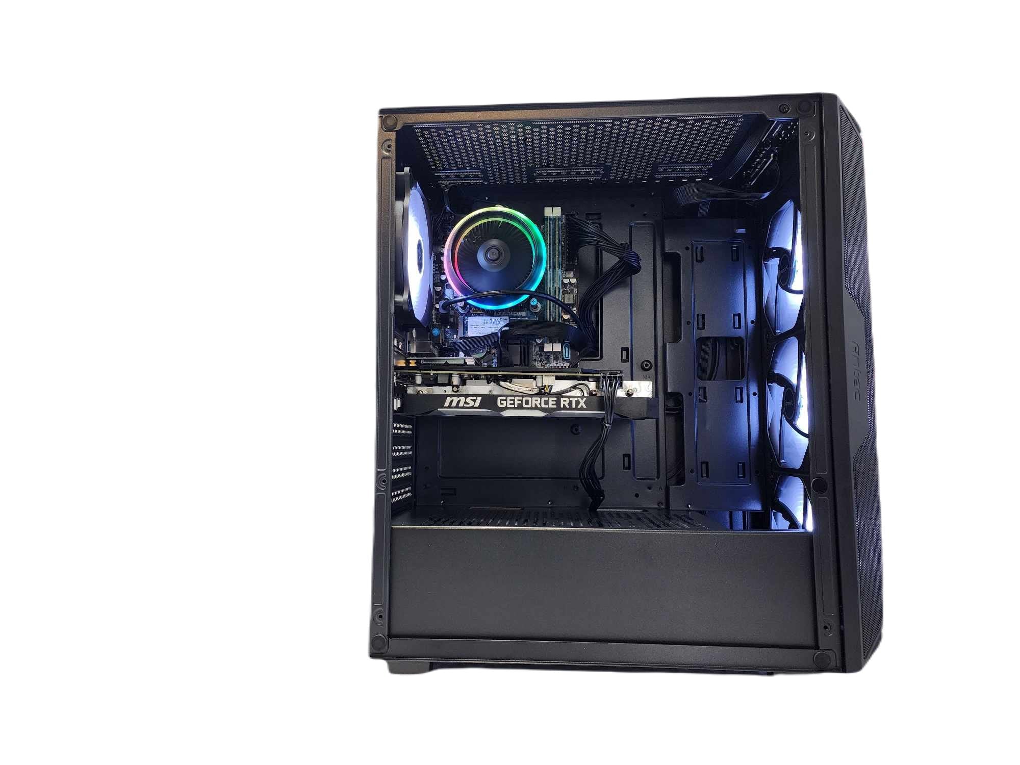 Custom Gaming PC Desktop Computer - Intel Core i5, NVIDIA RTX 4060, 1TB SSD, 32GB DDR5 RAM, B760 Motherboard (Black AX61) - Perfect for 4K Gaming, Streaming & Esports