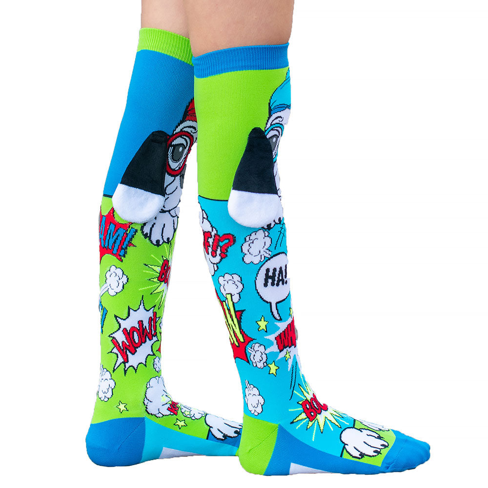 MadMia Puppy Socks for Dogs - Cute & Comfortable Non-Slip Pet Socks for Small to Medium Dogs - Perfect for Indoor Use, Cold Weather & Paw Protection