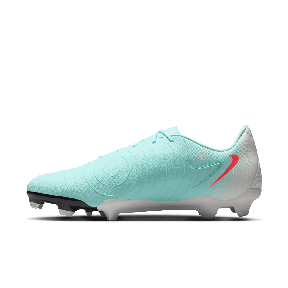 Nike Phantom GX 2 Academy FG/MG Soccer Cleats for Men - Mint/Atomic Red/Black - Firm Ground & Artificial Grass Football Shoes for Training & Matches