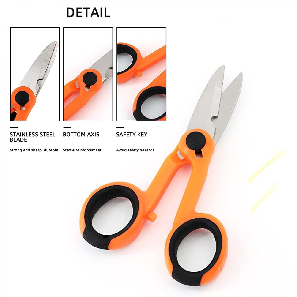 Premium Fiber Optic Tools Kit - 12-Inch (210mm) Yellow Plastic/Rubber Toolkit for Cable Splicing & Network Installation - Ideal for Telecom Technicians & DIY Home Networking Projects