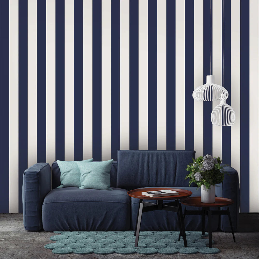 Single Stripe Peel and Stick Wallpaper Border - Self-Adhesive Decorative Wall Trim for Bedroom, Nursery, Living Room & Home Decor