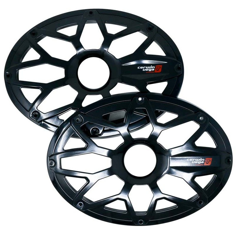 Cerwin Vega SM69FBB 6x9 Inch Flush Mount Car Speakers with Steel Grill & Powder Coating - Black (Pair) - Perfect for Car Audio Upgrades, Truck Stereo Systems & Marine Boat Installations