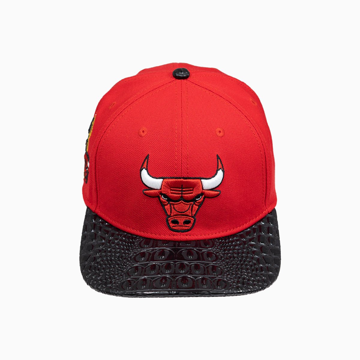 Chicago Bulls NBA Snapback Hat with Genuine Leather Visor - Stylish & Durable for Basketball Games, Outdoor Activities, and Sports Fans