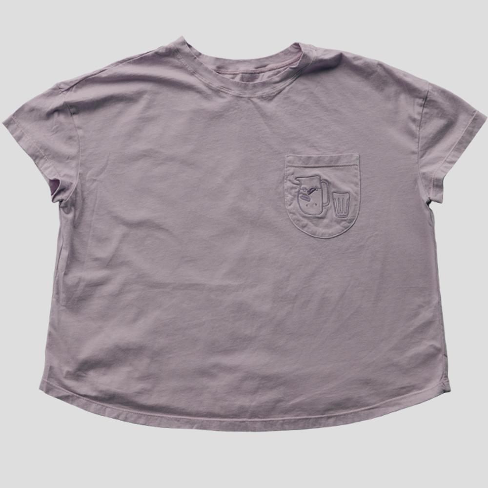 Lavender 'Story of Bedtime' Women's Sleepwear T-Shirt - Soft Cotton Pajama Top for Relaxing at Home & Bedtime Comfort