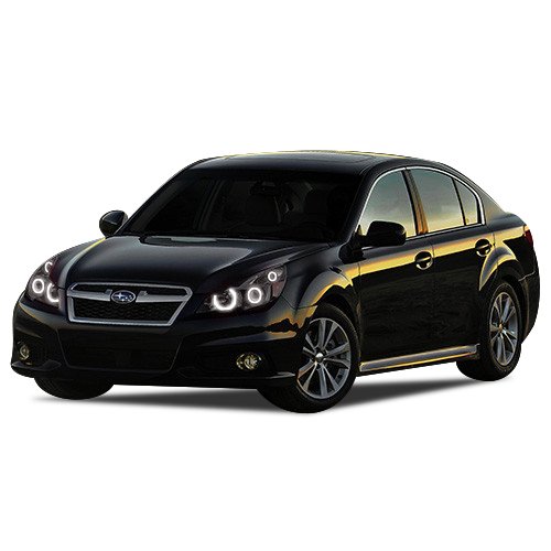 Flashtech LED RGB Multi-Color Halo Ring Headlight Kit with Bluetooth RF Remote & App Control - Compatible with Subaru Legacy 2010-2012 | Customizable Car Lighting for Night Driving & Car Shows