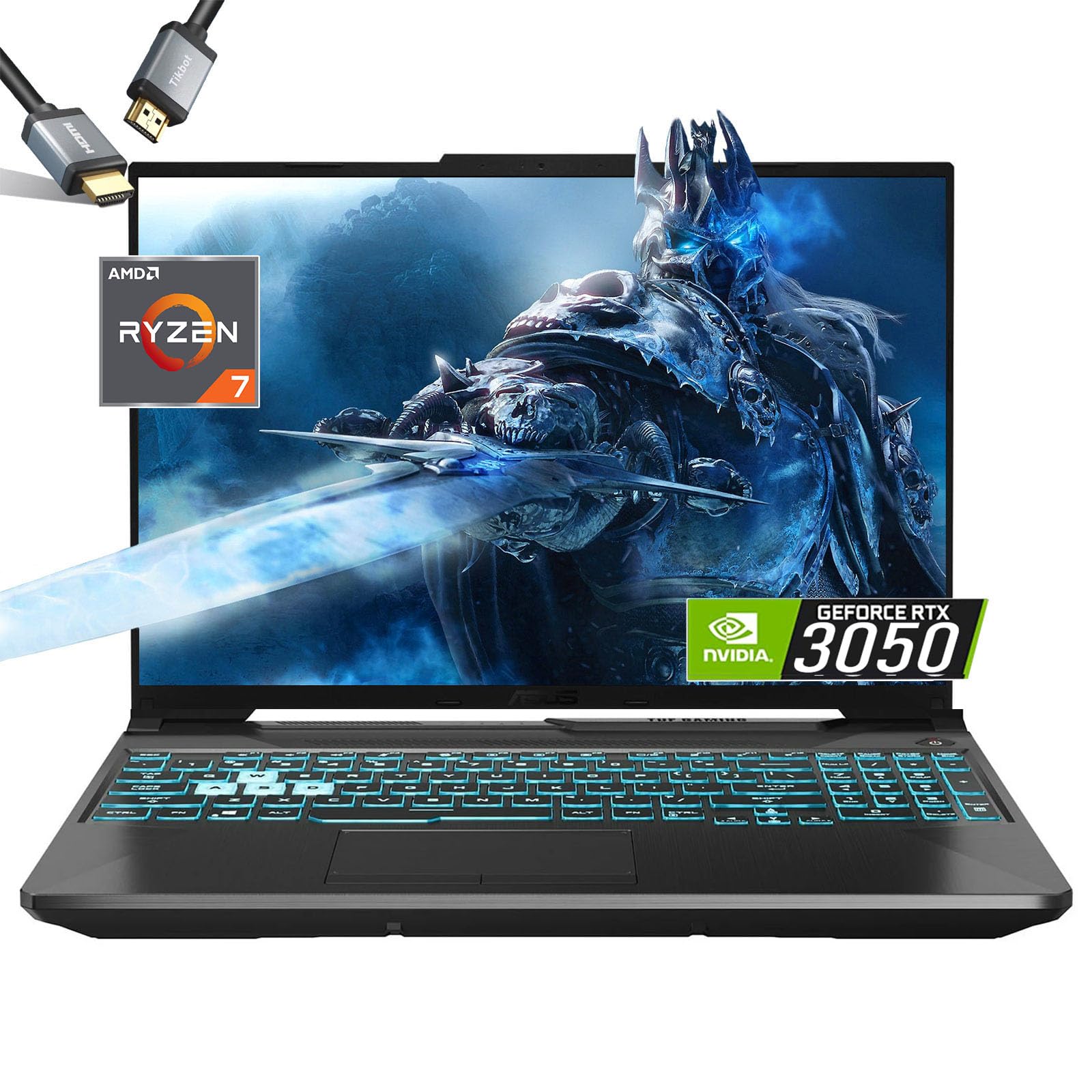 ASUS TUF Gaming Laptop 2024 | AMD Ryzen 7 7735HS (Beats i7-12650H) | NVIDIA RTX 3050 | 15.6