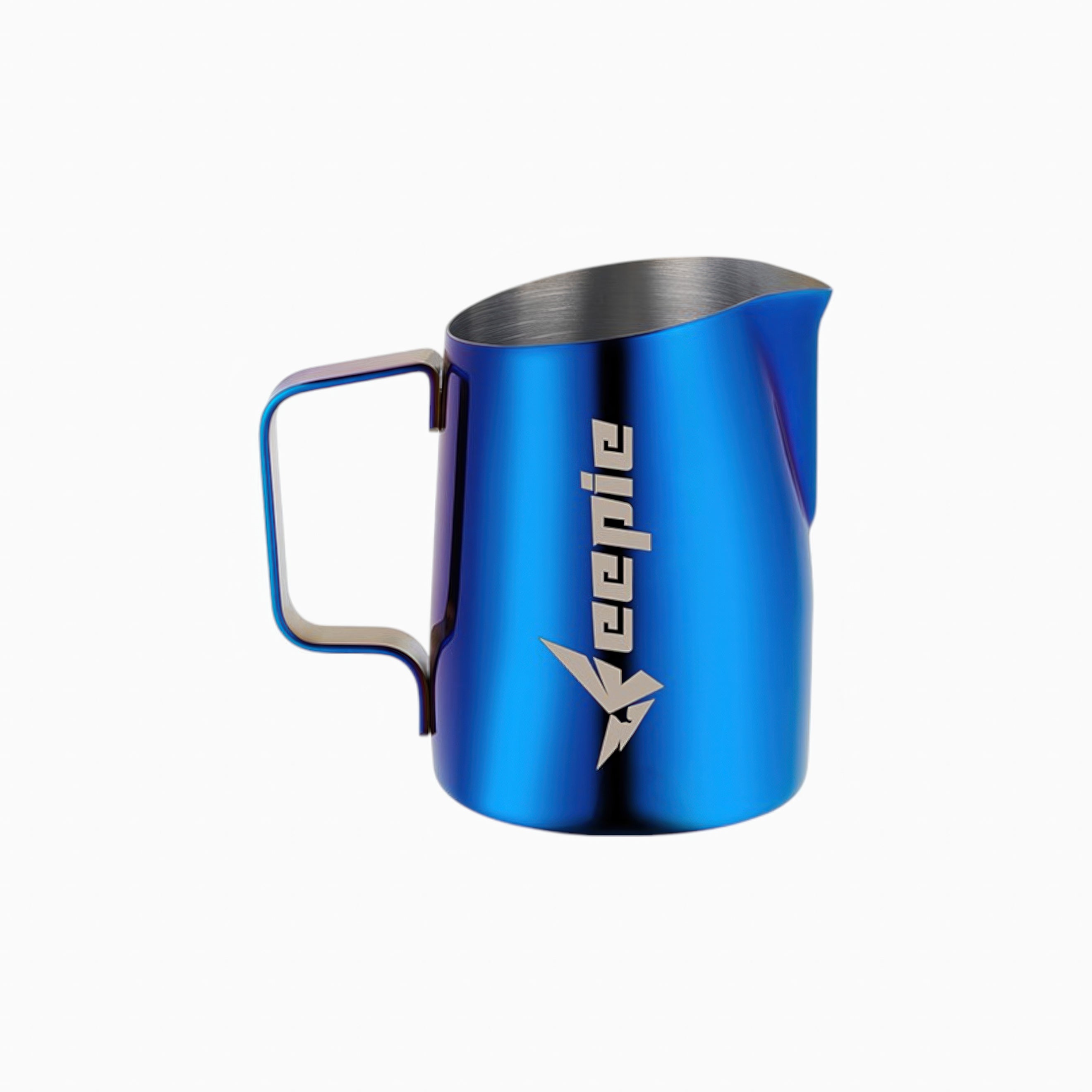 Premium Stainless Steel Beveled Spout Latte Art Milk Pitcher - Barista-Grade for Perfect Coffee Foam & Latte Designs - Ideal for Home & Professional Coffee Shops