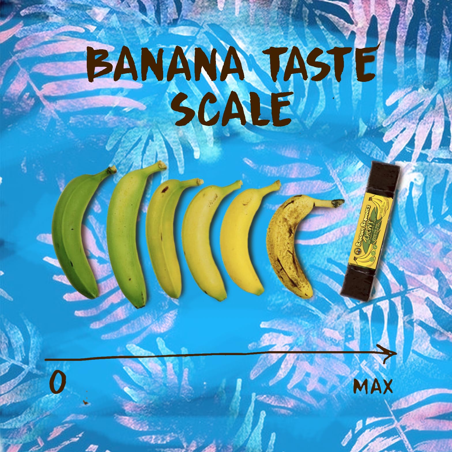 Ipanema Valley Banana Brownies 250g - 12 Pack (120 Squares Original) - Vegan, Gluten Free, No Sugar Added, All Natural Fruit Snacks - Perfect for Healthy Snacking, Lunch Box Treats & On-the-Go Energy Boost