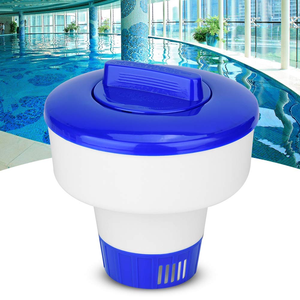 Liyeehao Floating Chlorine Tablet Dispenser for Pool - Durable & Sturdy Automatic Chlorine Feeder for Swimming Pools, Spas & Hot Tubs | Perfect for Home Pool Maintenance & Water Treatment