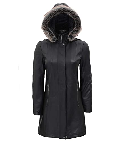 Black - Jean Hooded Coat