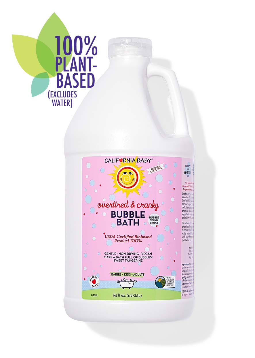 Overtired & Cranky™ Relaxing Bubble Bath for Kids - Calming Bedtime Bath Soak with Natural Ingredients for Better Sleep | Perfect for Toddlers & Children's Nighttime Routine