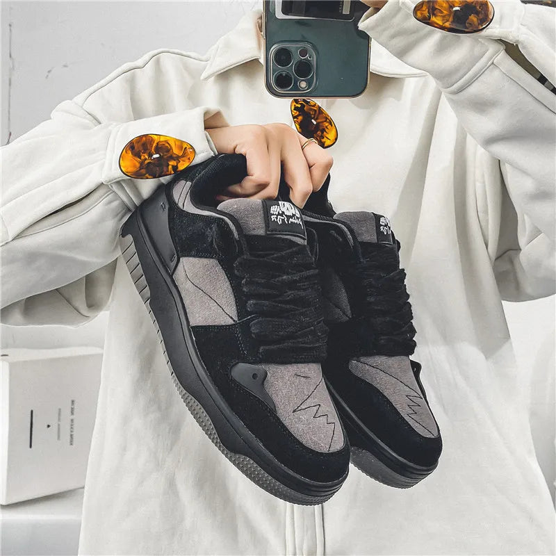 Trendy Autumn Men's Sports Shoes - Fashionable Thick Sole Casual Sneakers for Walking, Running & Daily Wear | Comfortable & Stylish Color Options