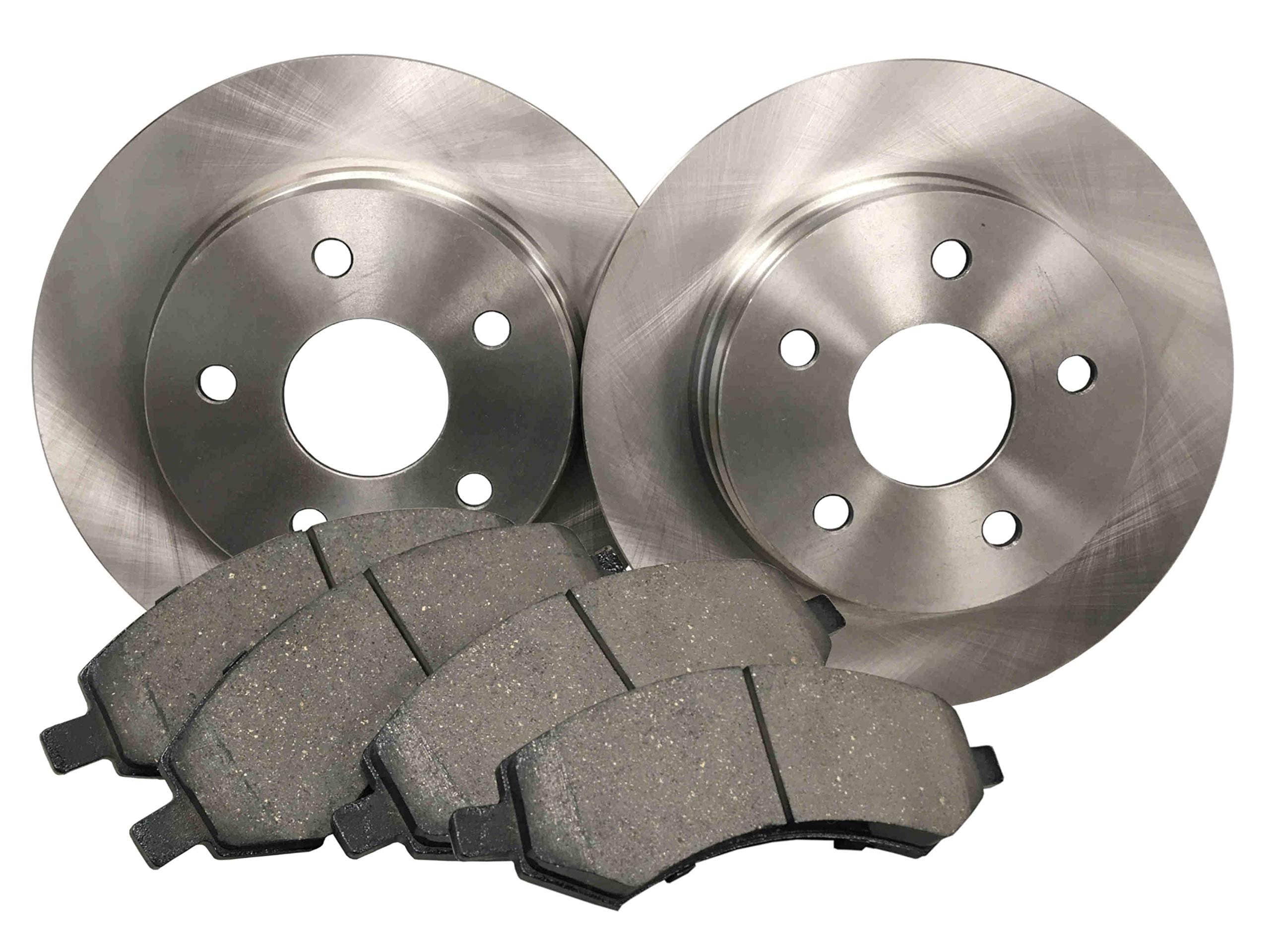 High-Performance NT-ROT-4 Front Disc Brake Pad and Rotor Kit for Cars, Trucks & SUVs - Perfect for Daily Commuting, Off-Roading & Heavy-Duty Driving