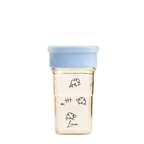 Hegen Baby Bottle - Customizable & Personalized Baby Feeding Bottle for Newborns & Infants - Perfect for Daycare, Travel, and On-the-Go Parents