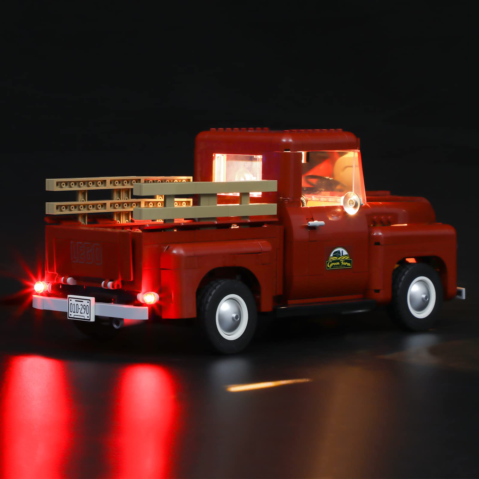 LIGHTAILING LED Light Kit for LEGO 10290 Pickup Truck Building Blocks Model - Compatible with LEGO Creator Expert Set (Not Included) - Perfect for Display, Night Light & Model Enhancement