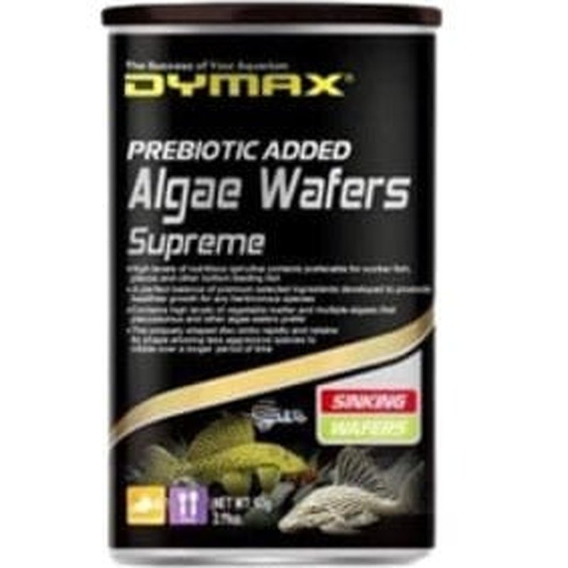 Dymax Algae Wafers Supreme - Premium Algae-Based Fish Food for Tropical Fish, Goldfish & Bottom Feeders - Ideal for Aquarium, Pond & Fish Tank Feeding
